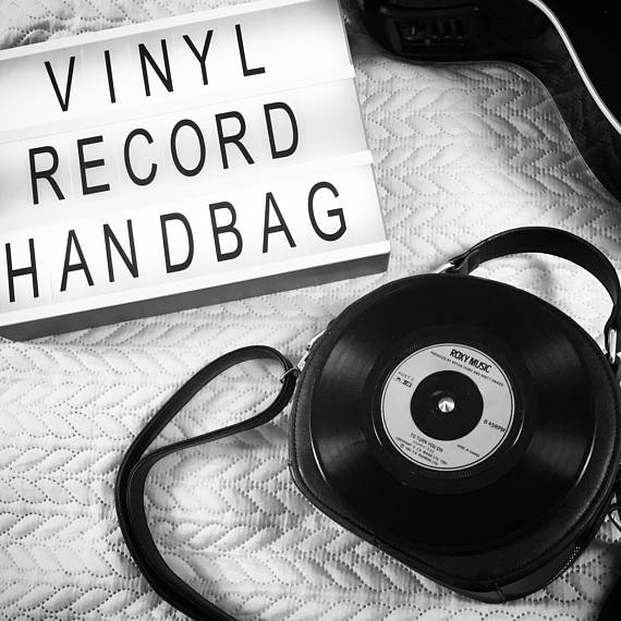 Blank record vinyl handbag 5